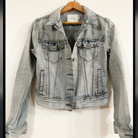 Aritzia Jackets Coats Aritzia Talula Denim Jacket Poshmark